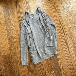 Grey abercrombie kids 11-12 sweater